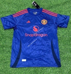 2024-2025 Manchester United Blue Soccer Jersey AAA-0287