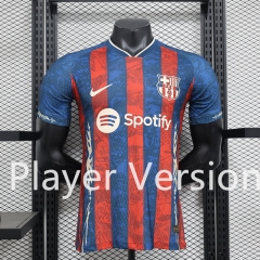 Player Version 2024-2025 Limited Version Barcelona Red&Blue Thailand Soccer Jersey AAA-888