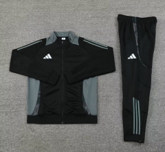 2024-2025 Adidas Black Thailand Soccer Jacket Uniform-4627
