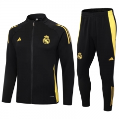 2024-2025 Real Madrid Black Thailand Soccer Jacket Uniform-411