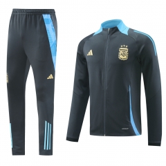 2024-2025 Argentina Dark Gray Thailand Soccer Jacket Uniform-LH