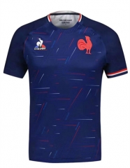 2024 France Home Royal Blue Thailand Rugby Shirt