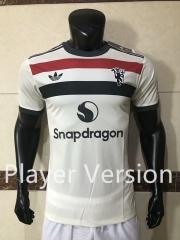 Player Version 2024-2025 Manchester United 2nd Away White Thailand Soccer Jersey AAA-4691