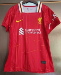 2024-2025 Liverpool Home Red Women Thailand Soccer Jersey AAA