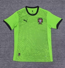 2025-2026 Portugal Goalkeeper Green Thailand Soccer Jersey AAA-7209