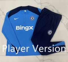 Player Version 2024-2025 Chelsea Blue Thailand Soccer Tracksuit-815