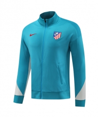 2024-2025 Atletico Madrid Lake Blue Thailand Soccer Jacket-LH