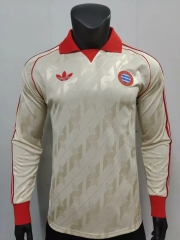 2024-2025 Retro Version Bayern München Beige LS Thailand Soccer Jersey AAA-GB