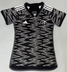 2024-2025 Atlético Mineiro 2nd Away Black Women Thailand Soccer Jersey AAA-908