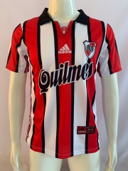 Retro Version 99-00 River Plate 3rd Away Red&White Thailand Soccer Jersey AAA-503