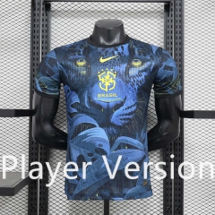 Player Version 2024-2025 Special Version Brazil Blue Thailand Soccer Jersey AAA-888