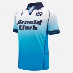 2025 Scotland Away Blue&White Thailand Rugby Shirt