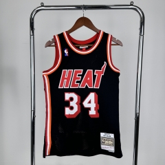 Retro Version 13-14 Miami Heat Black #34 NBA Jersey-311