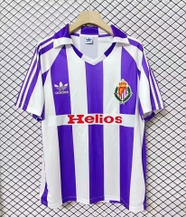 Retro Version 1984 Real Valladolid Home Purple&White Thailand Soccer Jersey AAA-2044