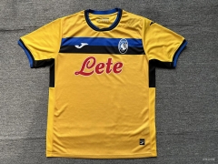 (S-4XL) 2024-2025 Atalanta BC 2nd Away Yellow Thailand Soccer Jersey AAA-4927