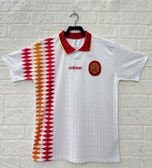 Retro Version 1994 Spain Away White Thailand Soccer Jersey AAA-C2045