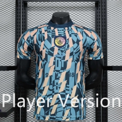 Player Version 2024-2025 Special Version Manchester City Blue Thailand Soccer Jersey AAA-888