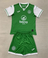 2024-2025 Hibernian FC Home Green Soccer Uniform-AY