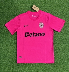 (S-4XL) 2024-2025 Special Version Sporting Clube de Portugal Pink Thailand Soccer Jersey AAA-403