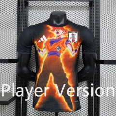 Player Version 2024-2025 Special Version Japan Black&Orange Thailand Soccer Jersey AAA-888