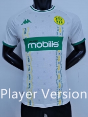 Player Version 2024-2025 JS kabylie Away White Thailand Soccer Jersey AAA-9926