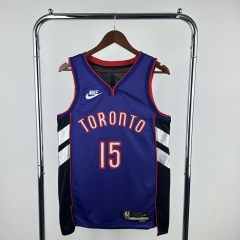 2025 Retro Version Toronto Raptors Purple&Black #15 NBA Jersey-311