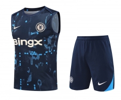 2024-2025 Chelsea Dark Blue Thailand Soccer Vest Uniform-418