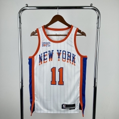 2025 City Version New York Knicks White #11 NBA Jersey-311