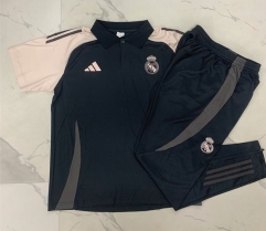 2024-2025 Real Madrid Gray Thailand Polo Uniform-815