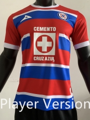 Player Version 2024-2025 Cruz Azul Goalkeeper 3rd Red&Blue Thailand Soccer Jersey AAA-4952