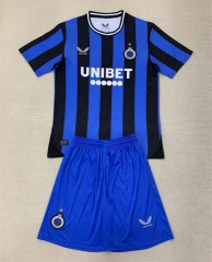 2024-2025 Club Brugge Home Blue&Black Soccer Uniform-AY