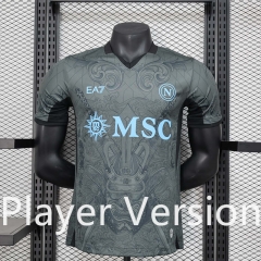 Player Version 2024-2025 Special Version Napoli Black&Gray Thailand Soccer Jersey AAA-888