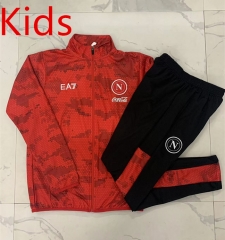 2024-2025 Napoli Red Kids/Youth Soccer Jacket Uniform-815