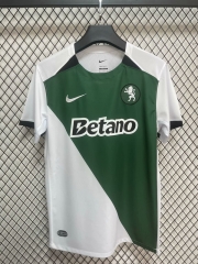 （S-4XL）With Sponsor Version 100th Anniversary Edition Sporting Clube de Portugal White&Green Thailand Soccer Jersey AAA-GB