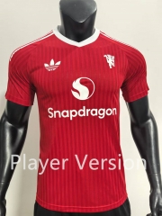 Player Version 2024-2025 Manchester United Red Thailand Soccer Jersey AAA-SJ