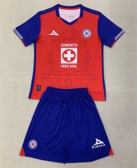 2024-2025 Cruz Azul 2nd Away Red Soccer Uniform-AY