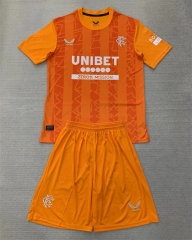 2024-2025 Rangers Goalkeeper Orange Soccer Uniform-AY