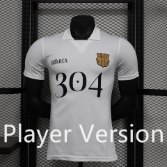 Player Version 2024-2025 Commemorative Edition Barcelona White Thailand Soccer Jersey AAA-888