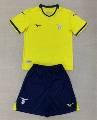 2024-25 Lazio Away Yellow Soccer Uniform-AY