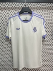 （S-4XL）2024-2025 Retro Version Real Madrid White Thailand Soccer Jersey AAA-GB