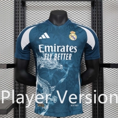 Player Version 2024-2025 Special Version Real Madrid Blue&Green Thailand Soccer Jersey AAA-888