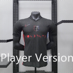 Player Version 2024-2025 Special Version Barcelona Away Black Thailand Soccer Jersey AAA-888