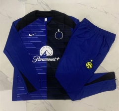 2024-2025 Inter Milan Color Blue Thailand Soccer Tracksuit-815