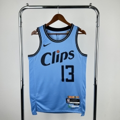 2025 City Version Los Angeles Clippers Blue #13 NBA Jersey-311