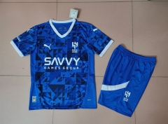 (S-4XL) 2024-2025 Al Hilal SFC Home Blue Soccer Unifrom-718