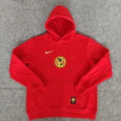 2024-2025 Club América Red Thailand Soccer Tracksuit With Hat-7411