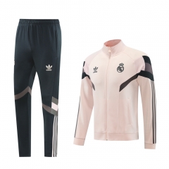 2024-2025 Real Madrid Light Pink Thailand Soccer Jacket Uniform-LH