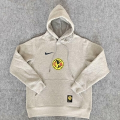 2024-2025 Club América Gray Thailand Soccer Tracksuit With Hat-7411