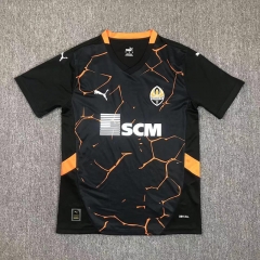 With Sponsor 2024-2025 Shakhtar Donetsk Away Black Thailand Soccer Jersey AAA-417