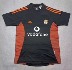 Retro Version 02-03 Benfica Away Black Thailand Soccer Jersey AAA-4130